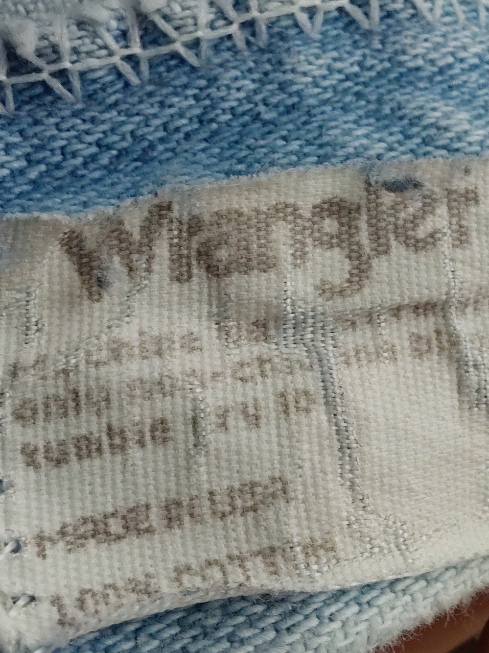 Rare Vintage 1970s Wrangler Light Wash Straight Bootcut Jeans 28 - Picture 3 of 14
